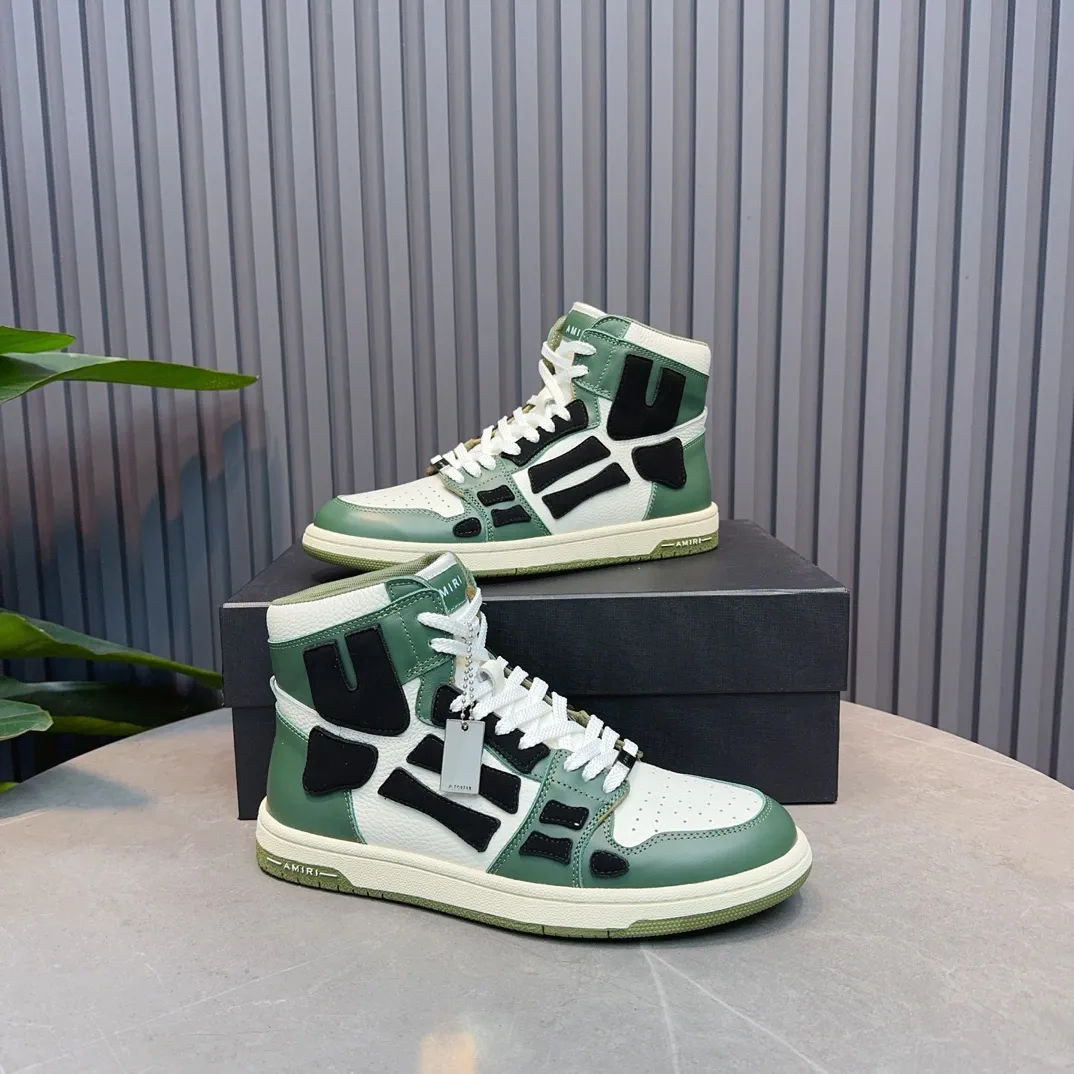 Men's shoes💰620💰 AMIRI AMIRI trendy brand hot sale🔥 Available all year round✅Couples💑 Official website synchronization Imported fabrics 1⃣️ratio 1⃣️Re-engraved, original factory special original sole, 35-45 (38.45. Non-refundable)